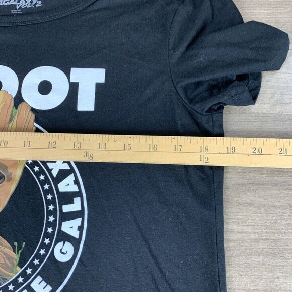 Marvel Guardian of the Galaxy Vol 2 Youth T Shirt Size Large Black I AM Groot - Picture 8 of 9